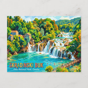 Postal Skradinski Buk Croacia