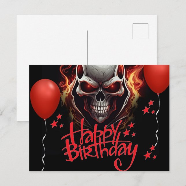 Postal Skull (Anverso / Reverso)