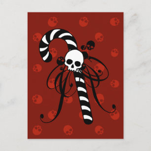 Postal Skull Candy Cane