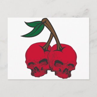 Postal Skull Cherries