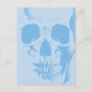Postal Skull Face Blue