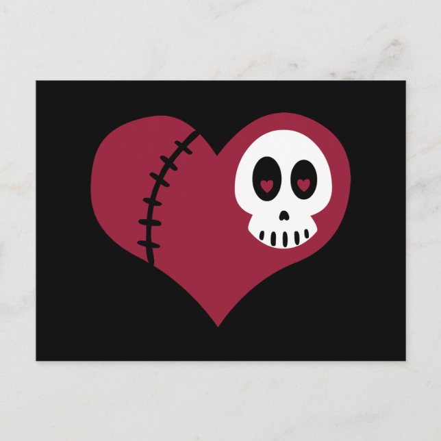 Postal Skull Heart (Anverso)