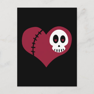 Postal Skull Heart