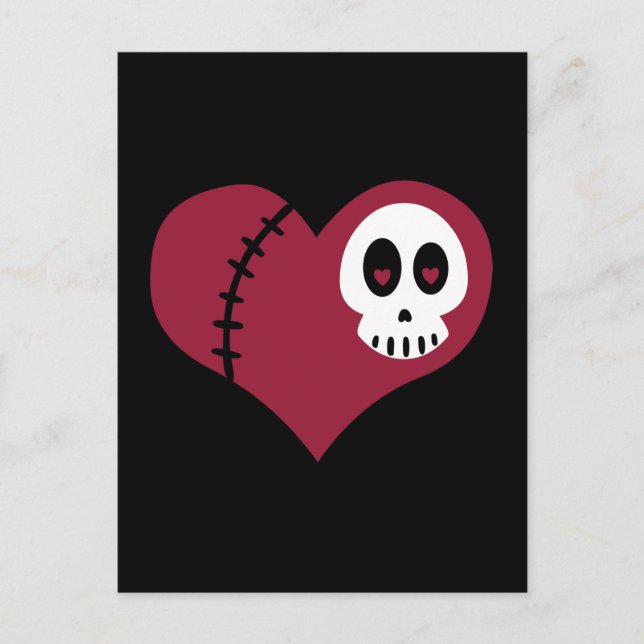 Postal Skull Heart (Anverso)