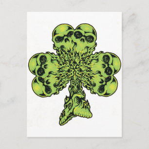 Postal Skull Shamrock I