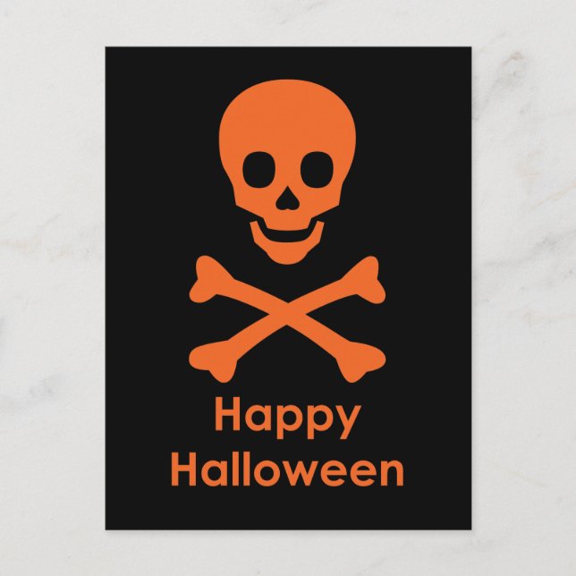 Postal Skull y Crossbone (Anverso)