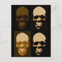 Skulls Pop Art Style