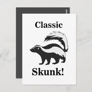 Postal Skunk Animal Funny