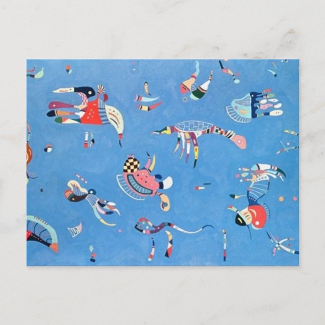 Postal Sky Blue Wassily Kandisnky (Anverso)