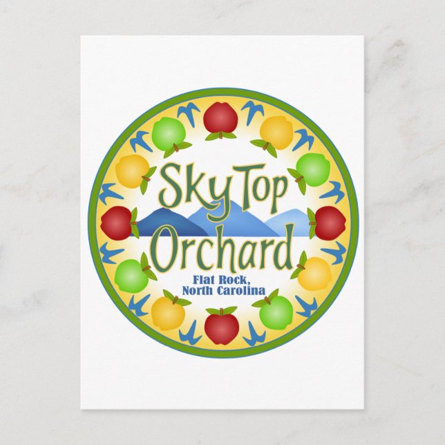 Postal Sky Top Orchard (Anverso)