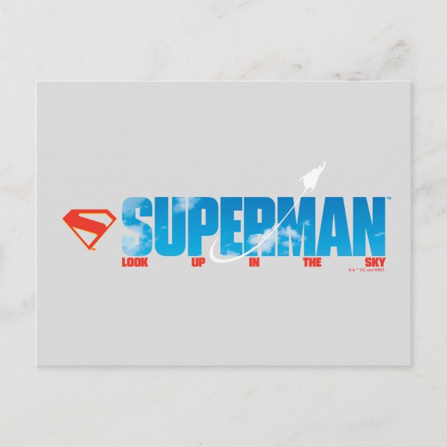 Postal Skybound Superman Silhouette (Anverso)