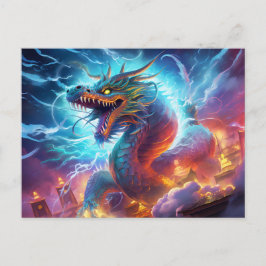Postal Skybreaker – Chinese Airbrush Dragon over City in 