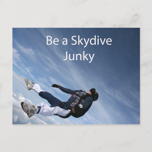 Postal Skydive junky (Anverso)