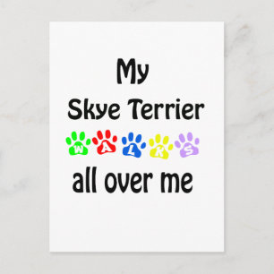 Postal Skye Terrier Walks Design