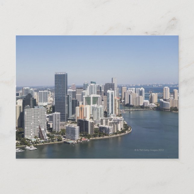 Postal Skyline 3 de Miami (Anverso)
