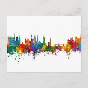 Postal Skyline Alemania de Würzburg