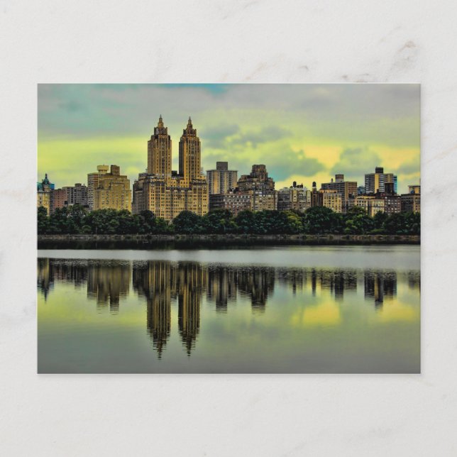 Postal Skyline Central Park de Nueva York (Anverso)