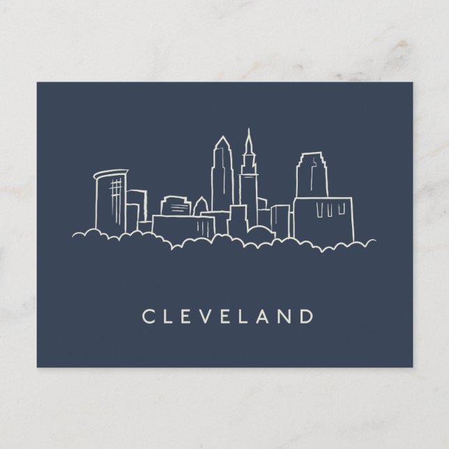 Postal Skyline Cleveland Ohio (Anverso)