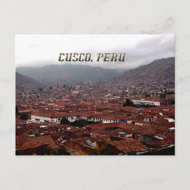 Postal Skyline Cusco (Anverso)
