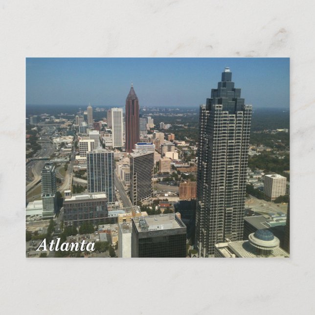Postal Skyline de Atlanta (Anverso)