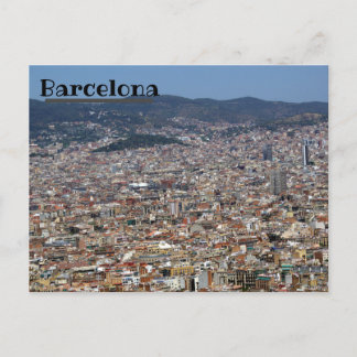 Postal Skyline de Barcelona