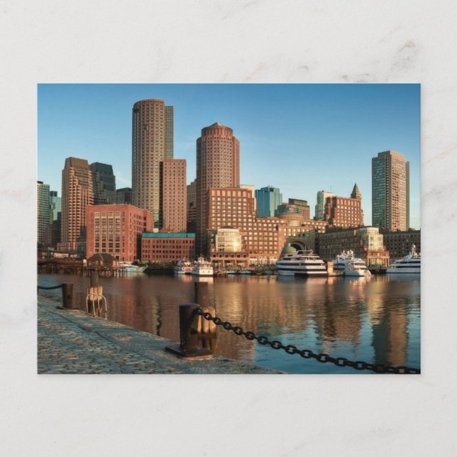 Postal Skyline de Boston (Anverso)
