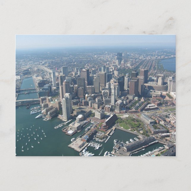 Postal Skyline de Boston (Anverso)