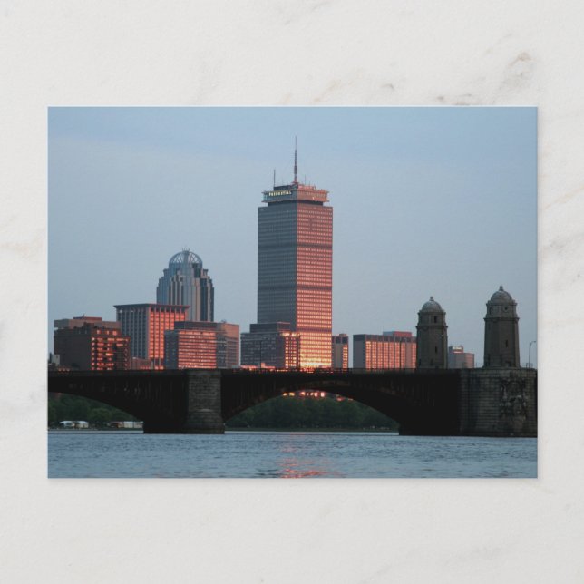 Postal Skyline de Boston (Anverso)