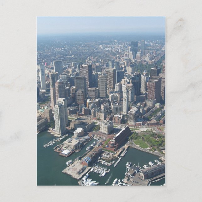Postal Skyline de Boston (Anverso)