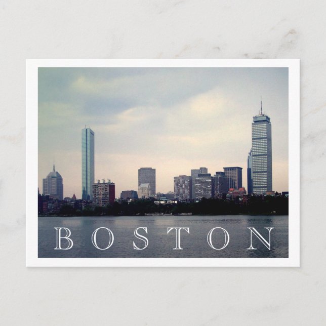 Postal Skyline de Boston (Anverso)