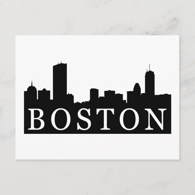 Postal Skyline de Boston (Anverso)