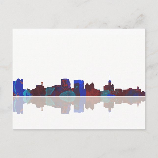 Postal Skyline de Buffalo en Nueva York (Anverso)