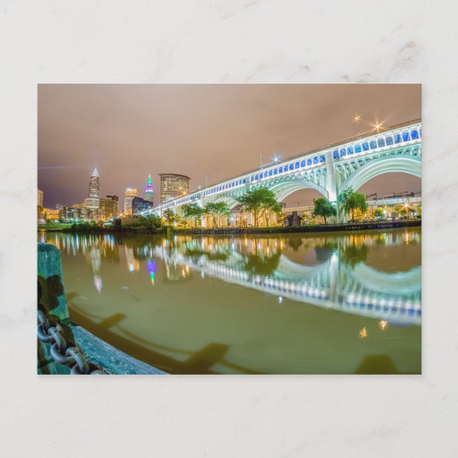 Postal skyline de cleveland ohio (Anverso)