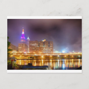 Postal skyline de cleveland ohio