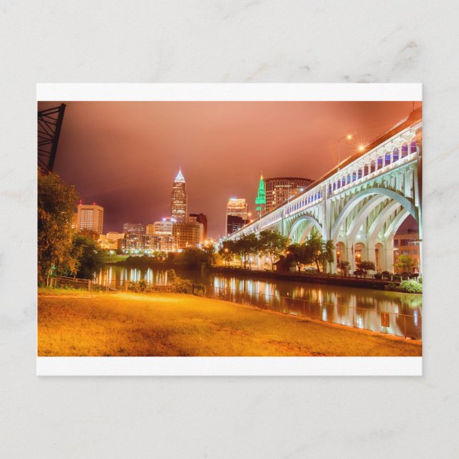Postal skyline de cleveland ohio (Anverso)