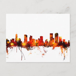 Postal Skyline de Denver Colorado