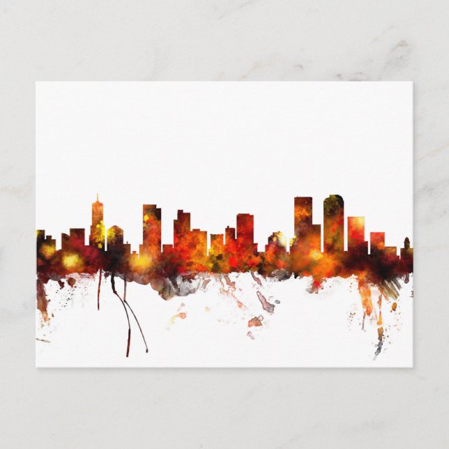 Postal Skyline de Denver Colorado (Anverso)