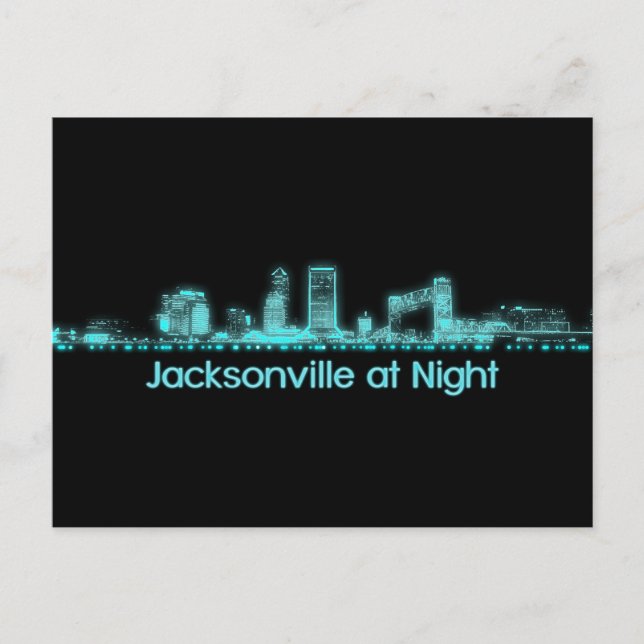 Postal Skyline de Jacksonville (Anverso)