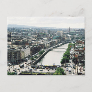 Postal Skyline de la ciudad de Dublín, O'Connell Bridge