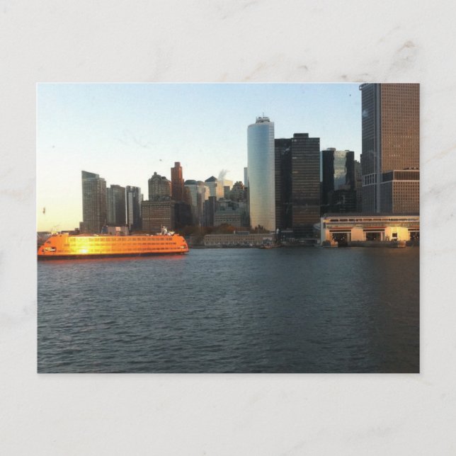 Postal SkyLine de la ciudad de NYC (Anverso)