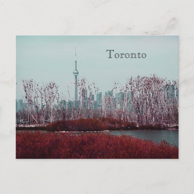 Postal Skyline de la primavera de Toronto (Anverso)