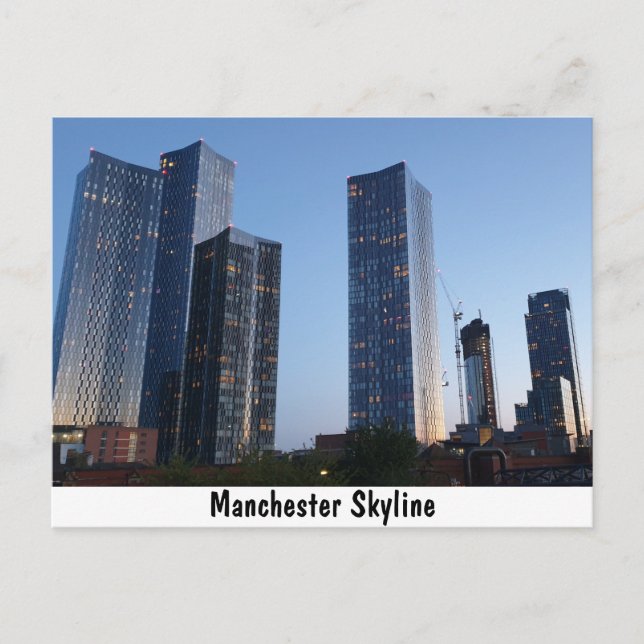 Postal Skyline de Manchester (Anverso)
