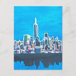 Postal Skyline De Manhattan New York City Con