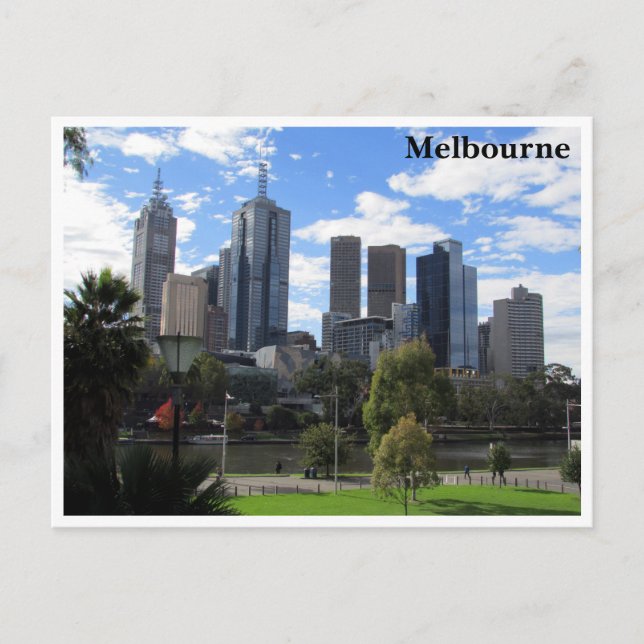 Postal skyline de melbourne (Anverso)