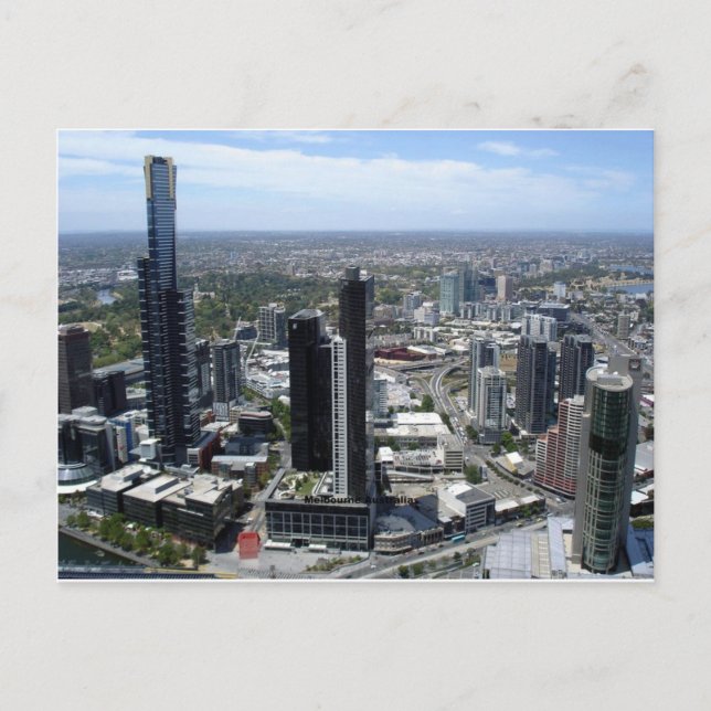 Postal Skyline de Melbourne Australia (Anverso)