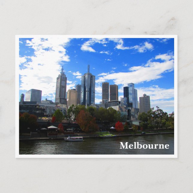 Postal skyline de melbourne yarra (Anverso)