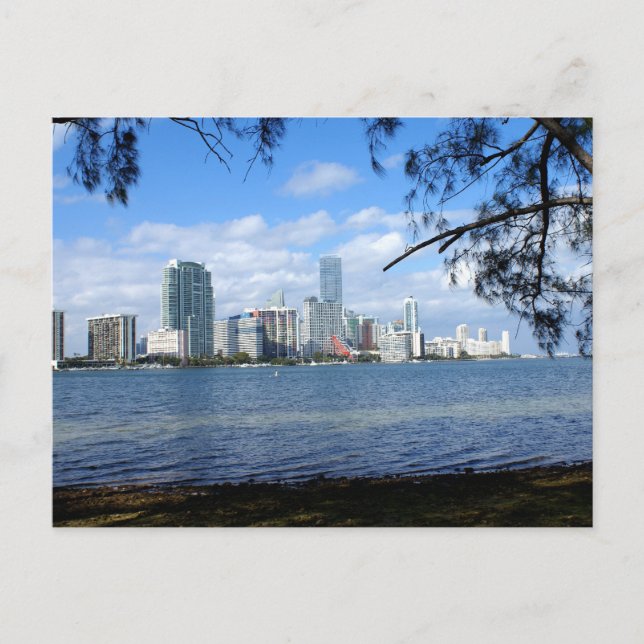 Postal Skyline de Miami (Anverso)