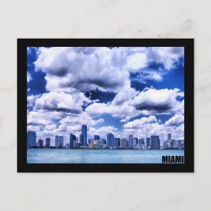 Postal Skyline de Miami - Postcard