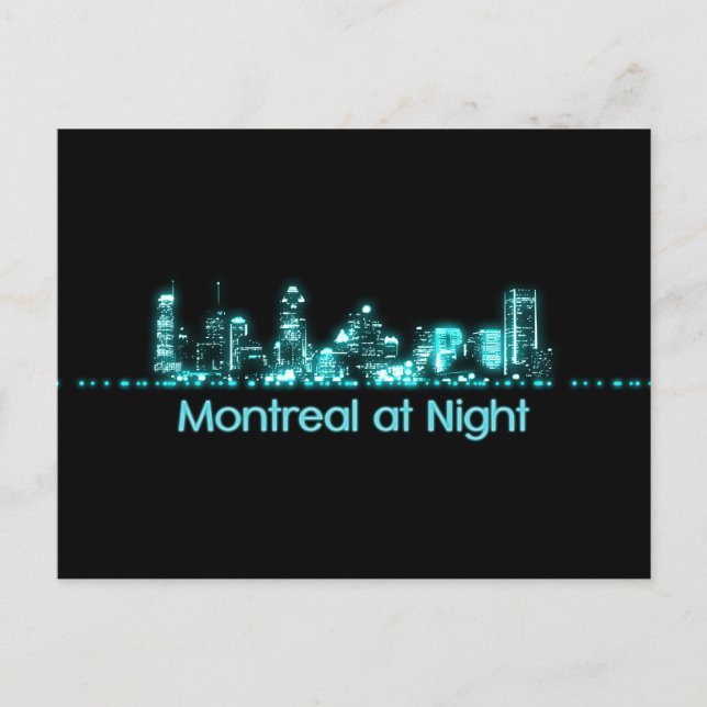 Postal Skyline de Montreal (Anverso)