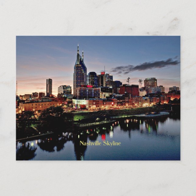 Postal Skyline de Nashville (Anverso)